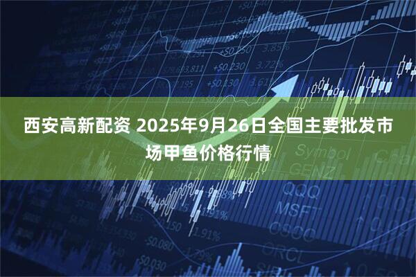 西安高新配资 2025年9月26日全国主要批发市场甲鱼价格行情