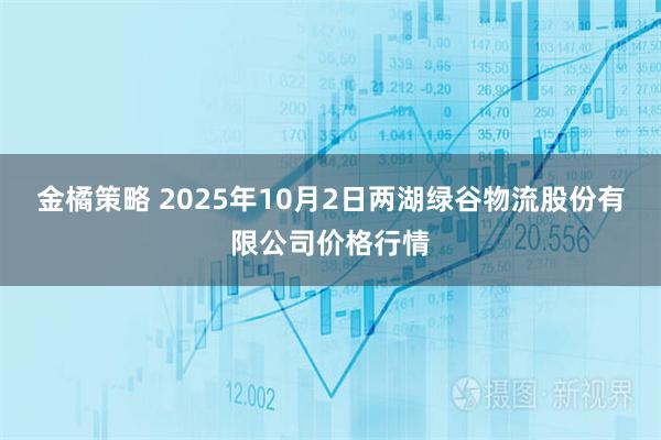 金橘策略 2025年10月2日两湖绿谷物流股份有限公司价格行情